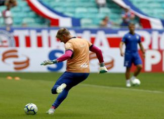 Presidente do Bahia volta a falar sobre grama sintética na Fonte Nova: ‘Bem otimista’