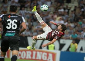 Arrascaeta explica gol de bicicleta e Jesus elogia: ‘Coisa de gênio’